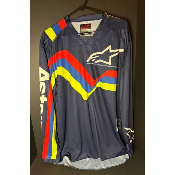 Alpinestars Other - Alpinestars Racer Braap Dark Blue MX Off-Road Jersey Mens 2XL
